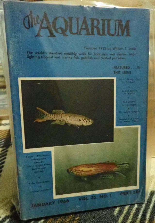 books1714839610 - The Aquarium magazine, Innes, full year 1966