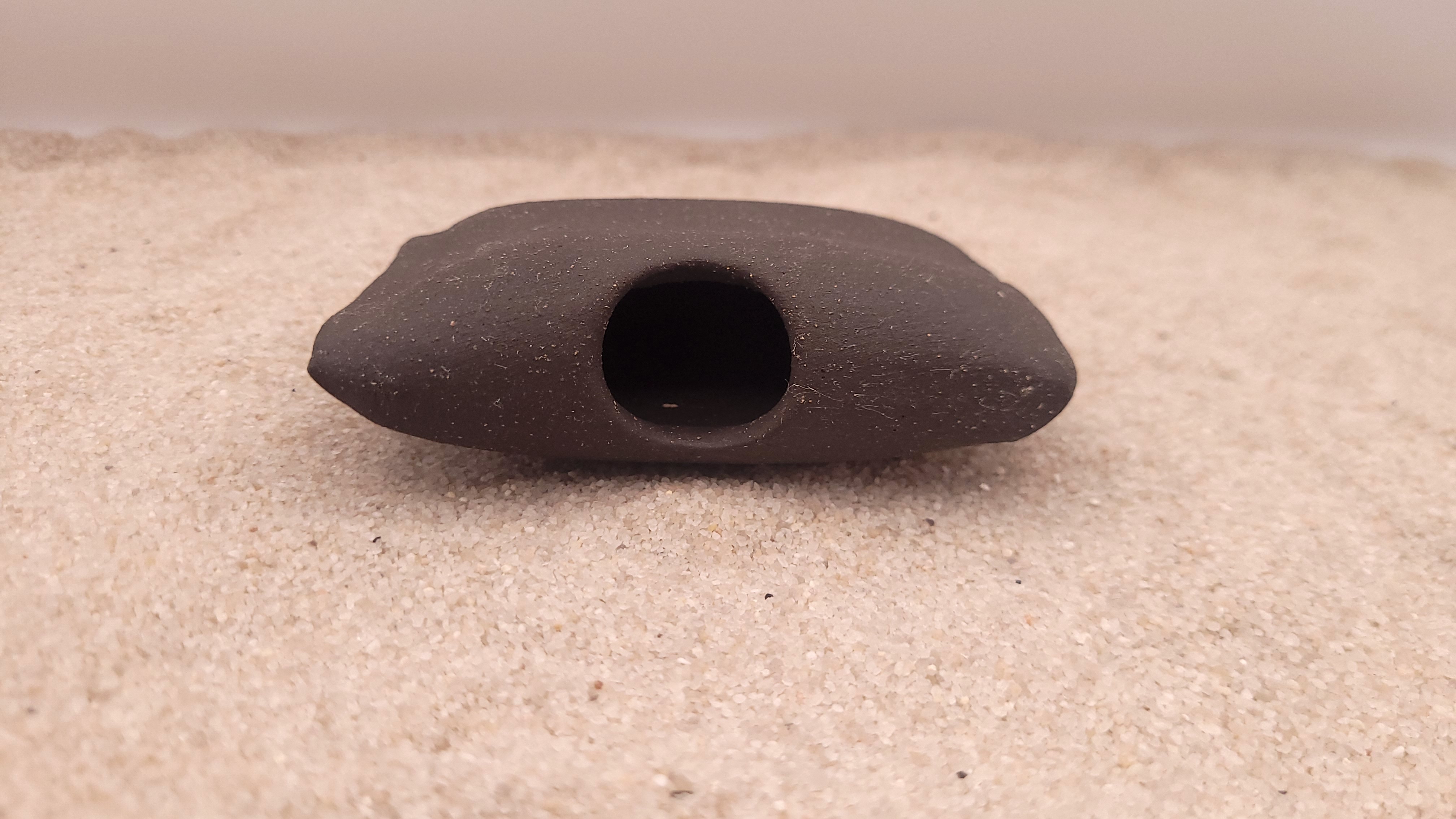 Oval pillow cave front opening