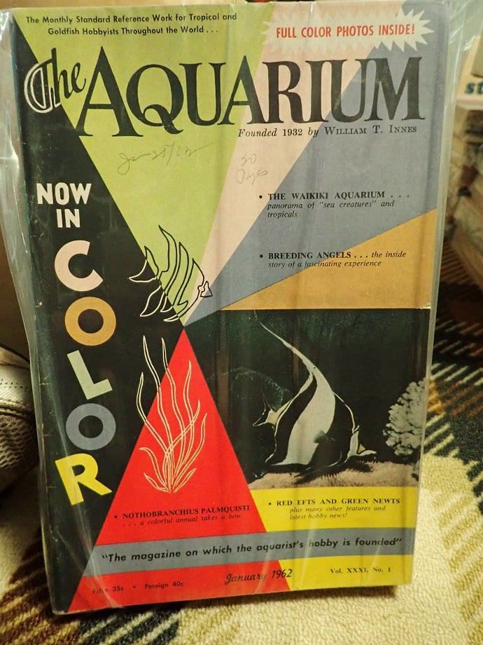 books1714839606 - The Aquarium magazine, Innes, full year 1962