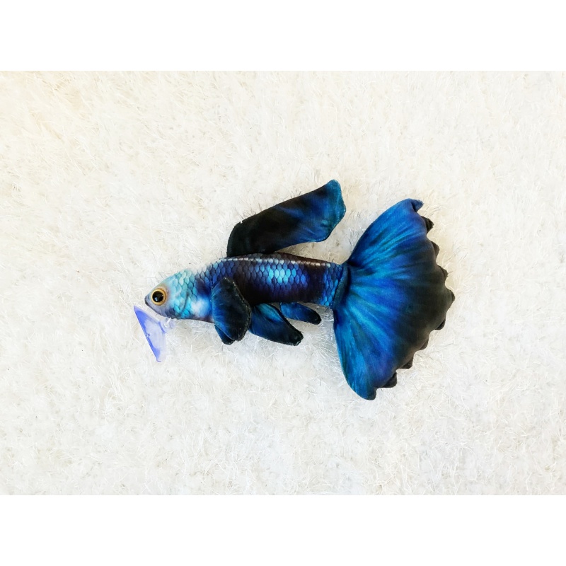 Electric Guppy Fish Plushie by GreenPleco