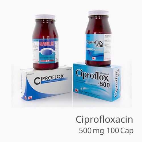 CIPROFLOXACIN 100 Tablets (500 mg per Tablet) Multi-Purpose Treatment Care & Health Support Fast Acting Formula