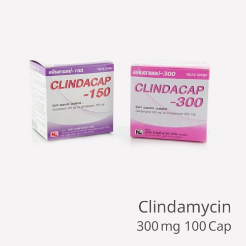 CLINDAMYCIN 100 Capsules (300 mg per Capsule) Multi-Purpose Treatment Care & Health Support Fast Acting Formula