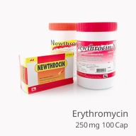 Erythromycin 100 Tablets (250 mg per Tablet) Multi-Purpose Treatment Care & Health Support Fast Acting Formula