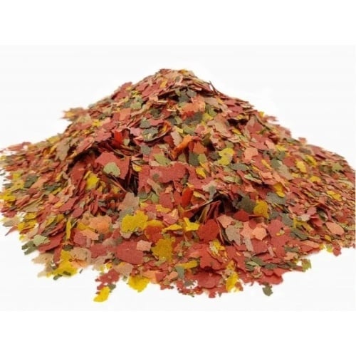 Tropical Fish Food Flakes 100g – High Protein Daily Feed – Guppies Tetras Mollies